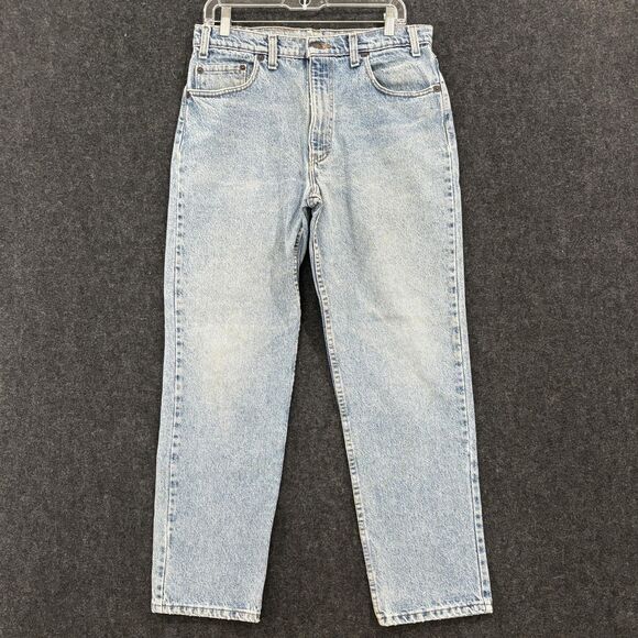 Vintage Levis 540 Jeans Mens 34x30 Blue Straight Leg Made USA 90s Denim Pants - Picture 1 of 15